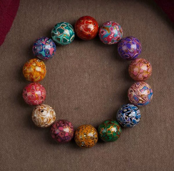 Intangible cultural heritage lacquer bead bracelet - 图片 3