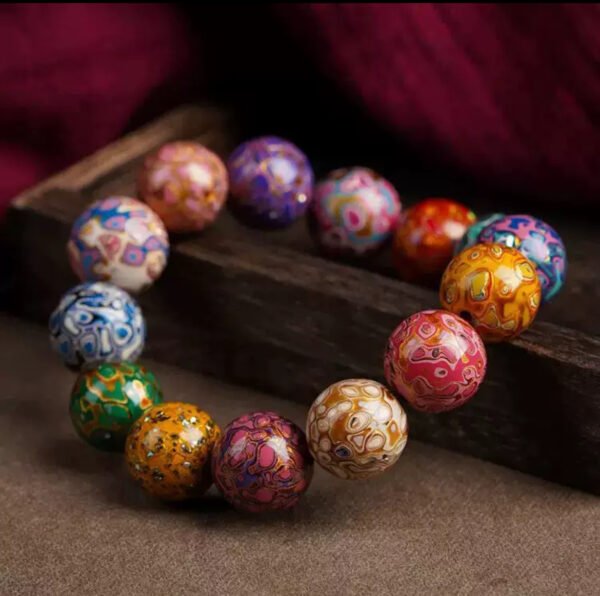 Intangible cultural heritage lacquer bead bracelet - 图片 4